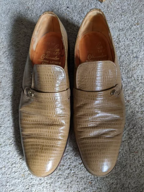 Angus Westley Vintage 70's Mens leather shoes Size 8