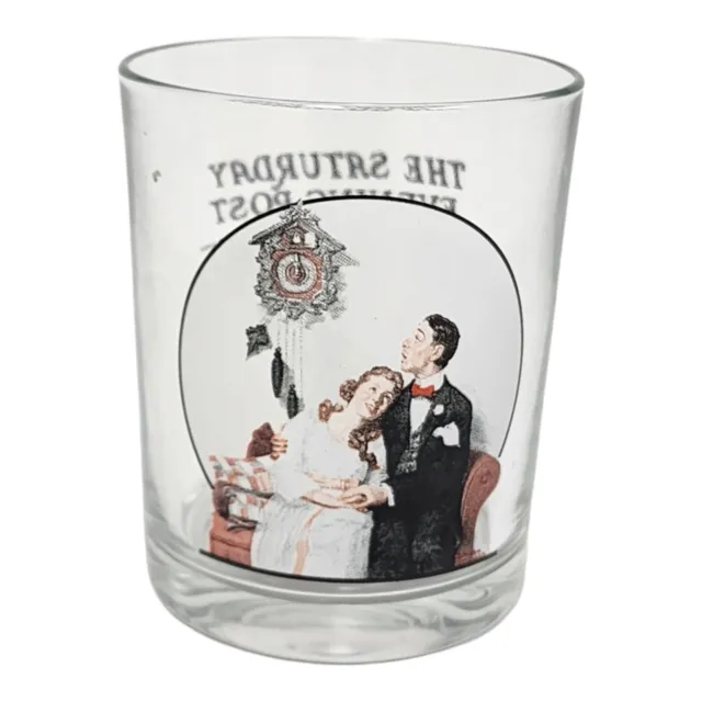 Norman Rockwell Saturday Evening Post Glassware Collection Glass 4 1/4"