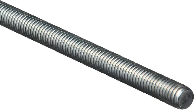 National Hardware N179-523 4000BC Steel Threaded Rod in Zinc Plated,7/16"-14X36