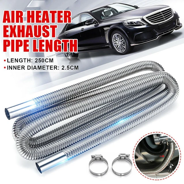 Air Radiateur 250cm Échappement Acier Inoxydable Tuyau Pot Diesel Ventilation