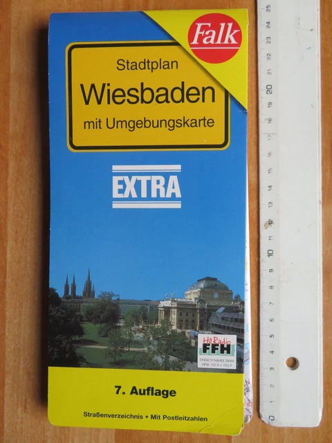 ALTER FALK STADTPLAN Wiesbaden und Umgebungskarte EXTRA mit ...