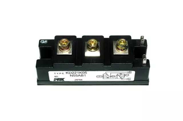 Powerex KD221K05 Transistor Module 50A 1000V TESTED!!! [PZ0]
