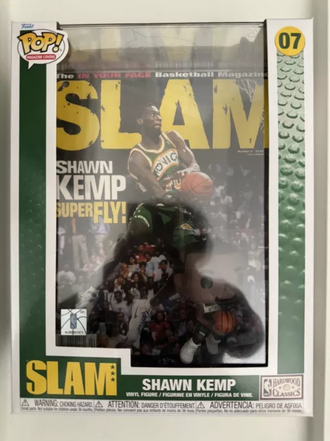 Funko Pop! Slam Cover with Case: Shawn Kemp #07