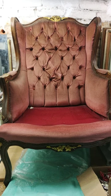Poltrone vintage barocco coppia