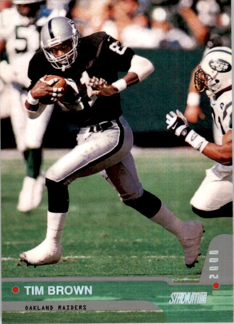 2000 STADIUM CLUB Tim Brown Oakland Raiders 39 Topps NFL Football EUR