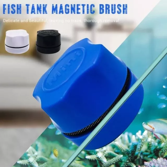 Magnetic Brush Cleaner Cleaning Glass Algae Aquarium Magnet Fish Tank Aquatic AU