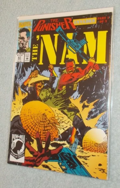 The Nam # 67 1992 Marvel War Comic Doug Murray Vg/F (Thank You Vets!) Punisher