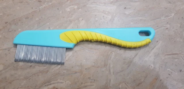Ultra Fine handel METAL TEETH COMB Remove Nit Lice Eggs Pet Flea for Clean Hair 3