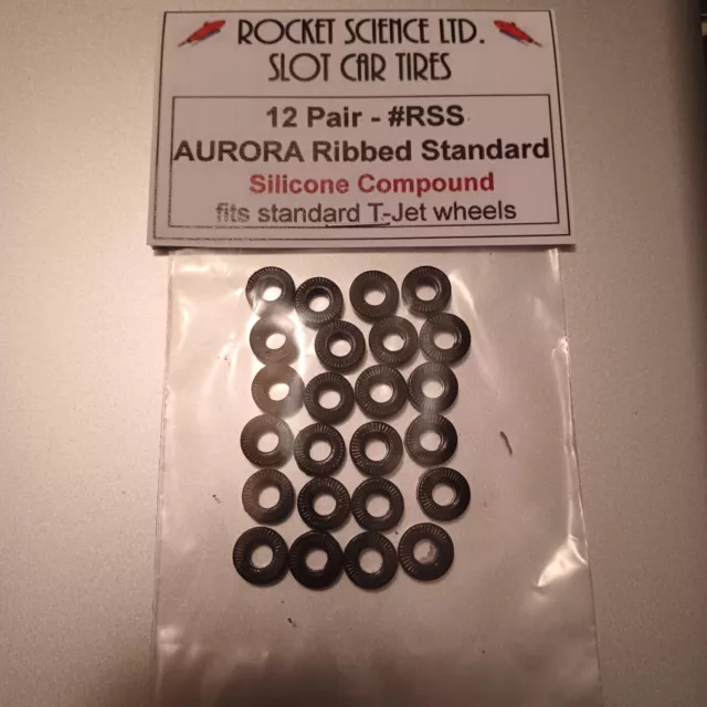 Aurora T-Jet HO silicone tires #RSS (std) 12 pairs