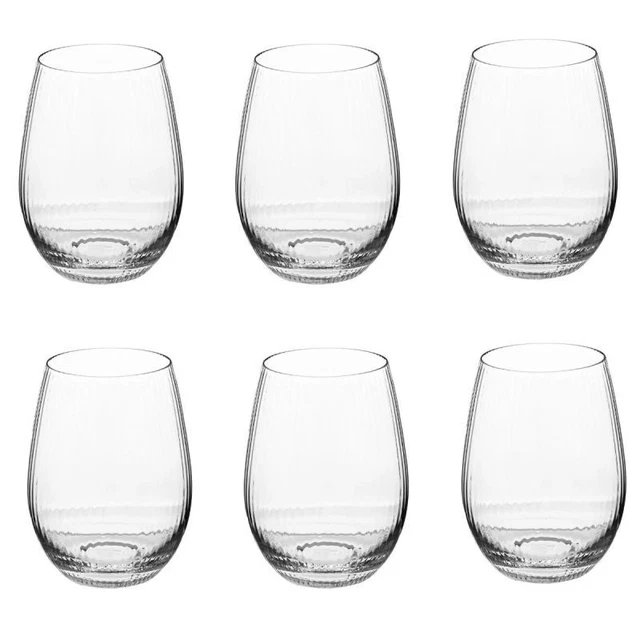 Lot de 6 Verres à Eau "Midnight Garden" 54cl Transparent
