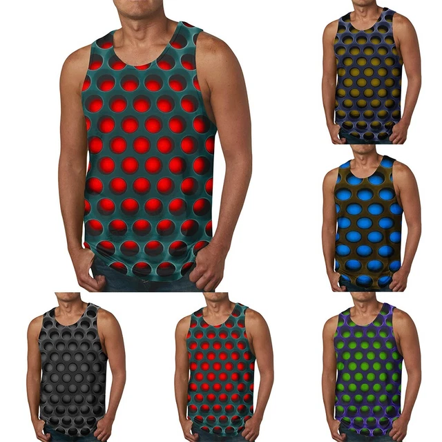 Männer Print Fitness ärmellose Tank Top Bodybuilding Muskel Sport Gym Weste