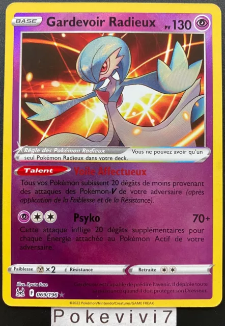 Carte Pokemon GARDEVOIR RADIEUX 069/196 Holo Epée et Bouclier 11 EB11 FR NEUF