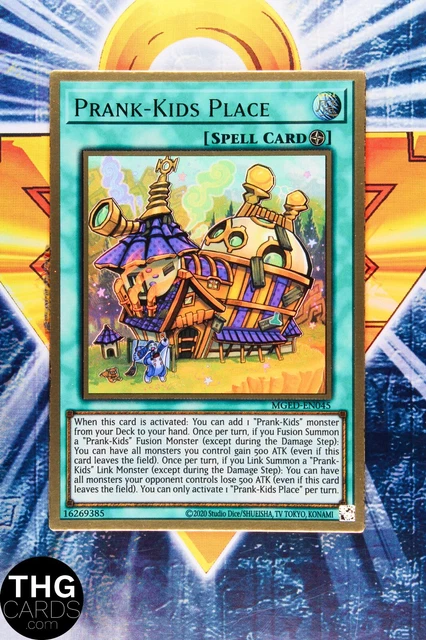 Prank-Kids Place MGED-EN045 1st Ed Premium Gold Rare Yugioh Card