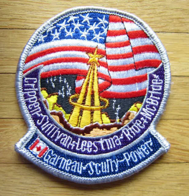 Aufnäher /  Patch: NASA / Raumfahrt: SPACE SHUTTLE MISSION - STS-41G - Crippen..