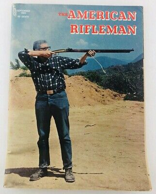 Vintage The American Rifleman Magazine September 1968 Gun Control