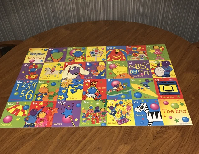 TWEENIES GIANT ALPHABET Floor Puzzle 28 Piece Jigsaw Ravensburger tweenies-giant-alphabet-floor-puzzle-28-piece-jigsaw-ravensburger