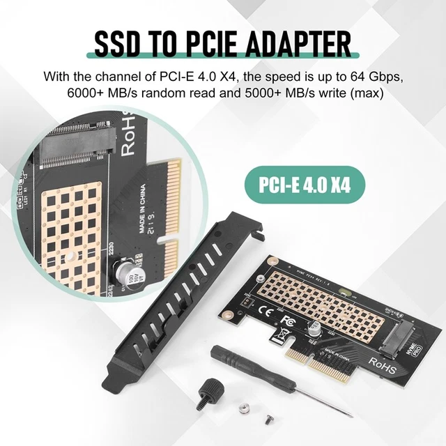SATA Adattatore SSD M.2 NVME A PCIe E SATA - Scheda Di Espansione 3 In 1, Per Aggiornamento PC Scheda Espansione Pcie - Foto 11