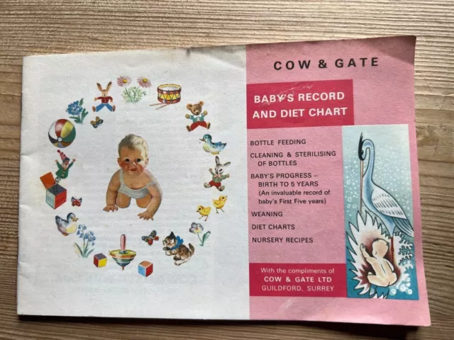 Cow & Gate Baby's Record & Diet Chart