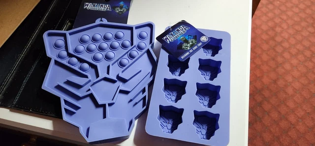 Silicone Black Panther Ice Cube Tray and Trivet