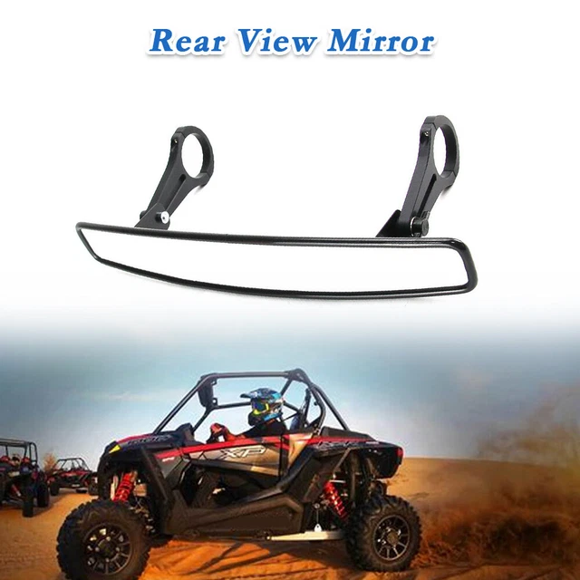 Specchietto retrovisore largo 1,75" UTV nero durevole grandangolare adatto per John Deere