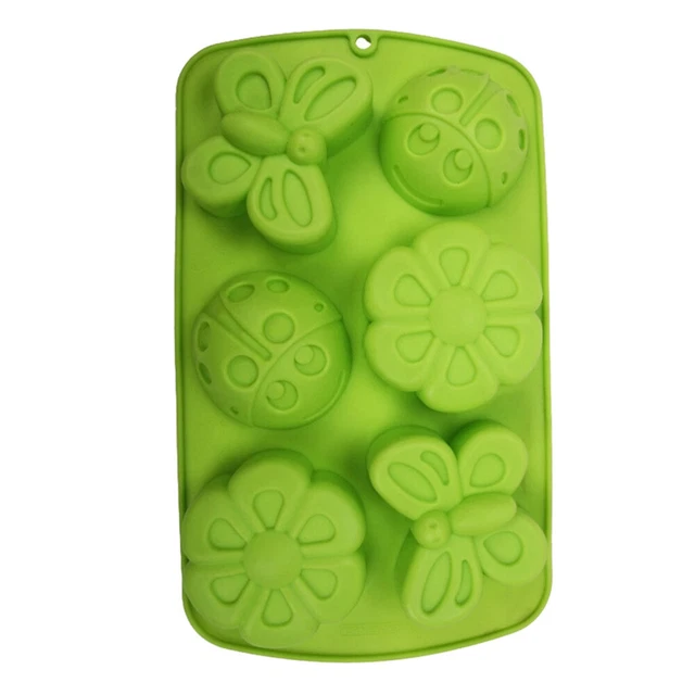 Moules d'insectes fleur antiadhésive Silicone bonbons chocolats moules
