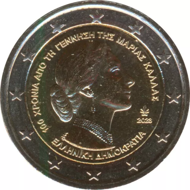 Griechenland 2 Euro 2023 - Maria Kallas