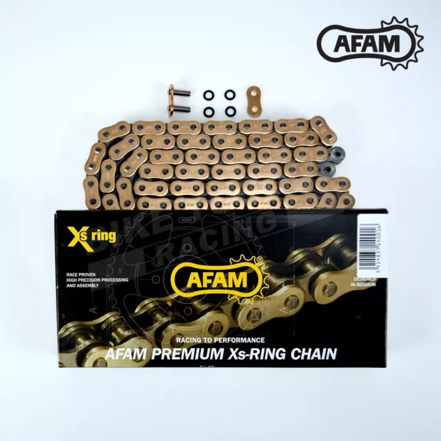 Afam Upgrade Gold 520 Pitch 106 Link Chain for Ducati 939 / S Supersport 2017-22