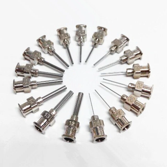 12pcs 1" 12GA Blunt stainless all steel dispensing syringe needle tips