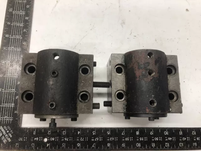 2 Lot - CNC Lathe Turret Tool Holder Block 1.75" ID 1-3/4"