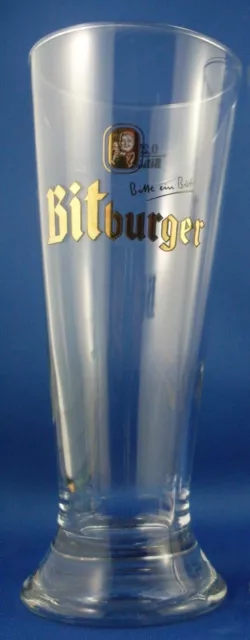 BITBURGER Germany 0.25L BEER PILSNER Glass Man Cave ADVERTISING Collectable Aust