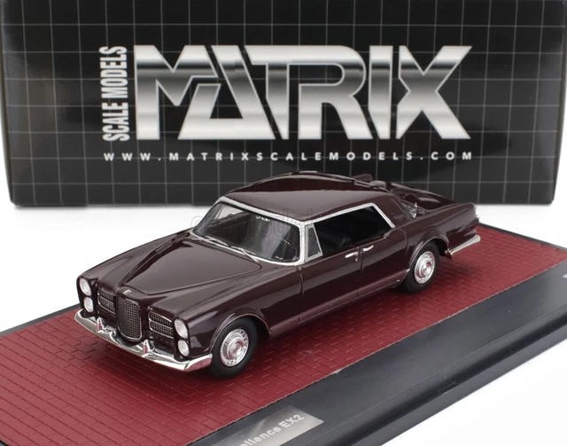 Facel Vega Excellence EX2 – Vert 1962 – Échelle 1/43 – Modèle Matrix – Collection