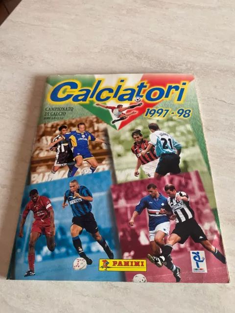 Rarissimo album figurine calciatori Panini 197-98 completo ottimo da collezione