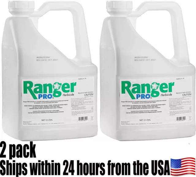 Ranger Pro 41% Glyphosate Herbicide - 5 Gallons (2 x 2.5 Gallons Jugs) 2