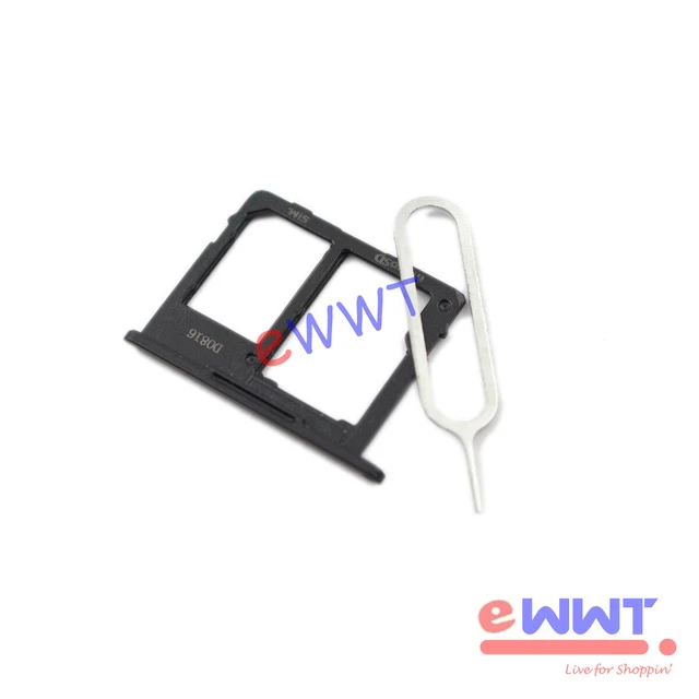 for Samsung Galaxy Tab A 8.0 2018 SM-T387V Black Sim Tray SD Slot Holder YKSH265
