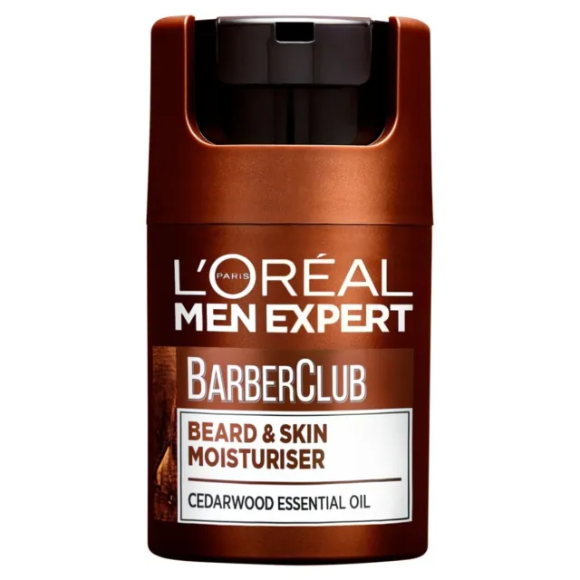 L'Oreal Men Expert Barber Club Short Beard & Face Moisturiser, 50ml