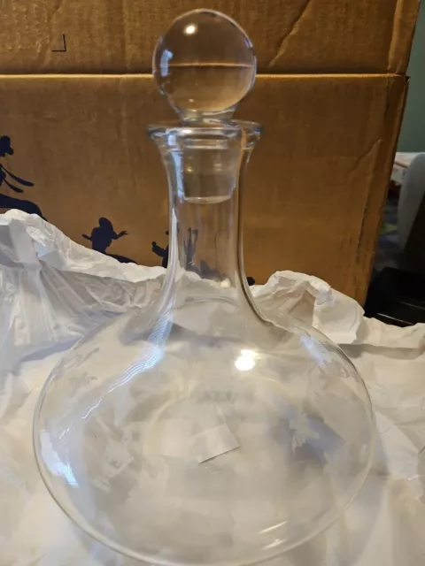 Disney Parks The Haunted Mansion Glass Carafe Decanter And Stopper