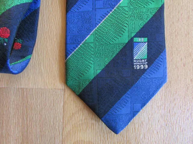 IRB Rugby Union World Cup 1999 Official Tie by Herbert Textiles