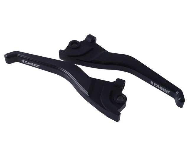 Kit levier de frein STAGE6 CNC Yamaha Aerox/MBK Nitro noir