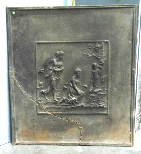 Plaque en fonte Emblême François 1er
