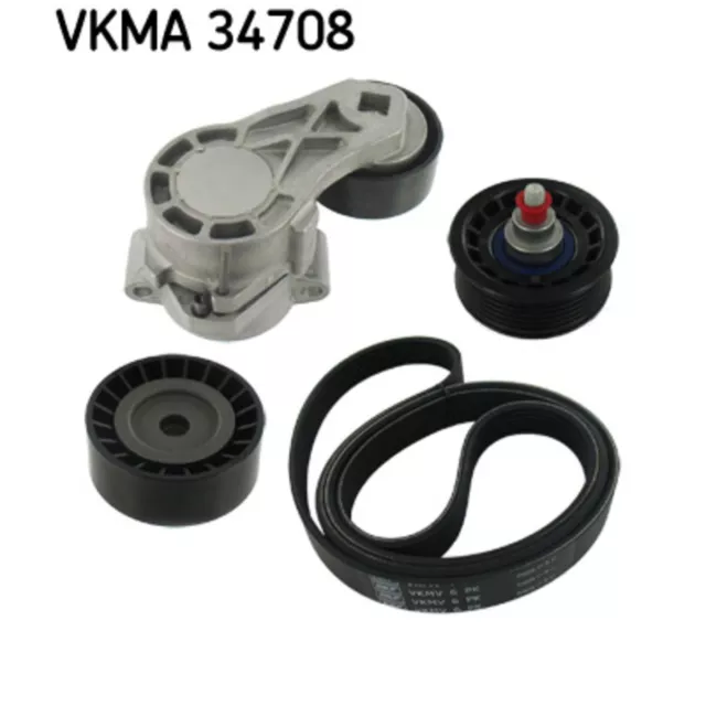 Keilriemensatz (mit Rollen) SKF VKMA 34708