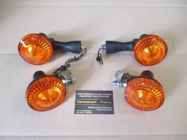 Clignotants avant et arrière NEUFS + ampoules 6V-21W Yamaha 125 DTMX - 2A8