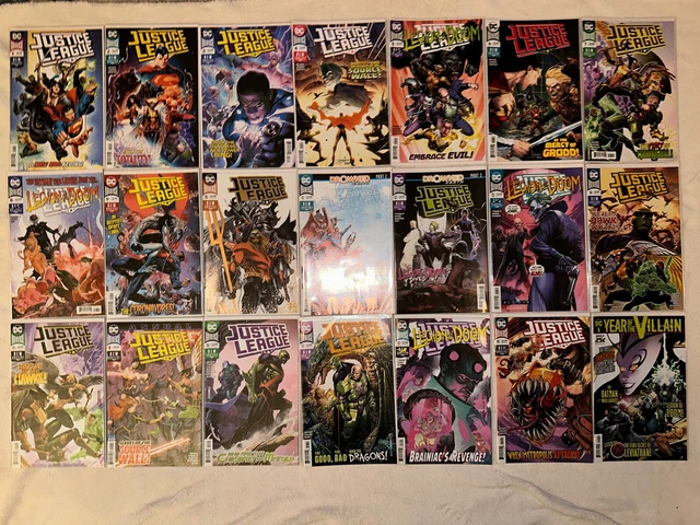Justice League DC Comics Most Recent Run 1-19 Lot Set Annual Superman Batman