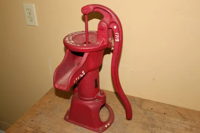 Antique Vintage Goulds New York Cast Iron Farm Kitchen Well Water Hand Pump