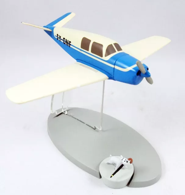 En Avion Tintin - Editions Hachette - 019 L'Avion Bleu des Kidnappeurs (L'Affair