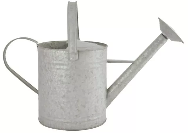 Old Zinc Watering Can (8.7Lt) - Zinc - Garden Outdoor