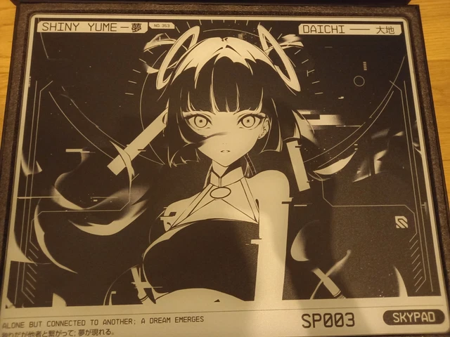 SKYPAD SHINY YUME Glass Mousepad XL – Limited Edition Gaming Glass