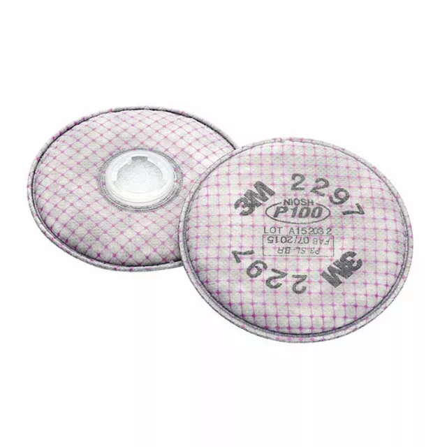 3M 2297 Advanced P100 Particulate Replacement Respirator Protection Filters