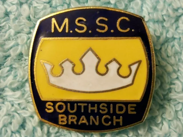 Edinburgh Monarchs Speedway 1960 M.s.s.c. Southside Branch, Emslie - Gold Colour