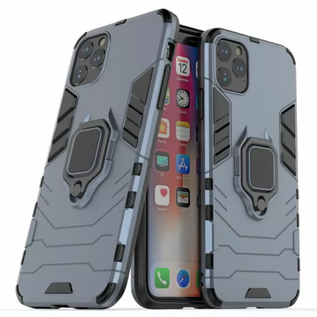 IPHONE 11 Pro Max, Carcasa de Silicona Funda para Móvil Funda Protectora Anillo