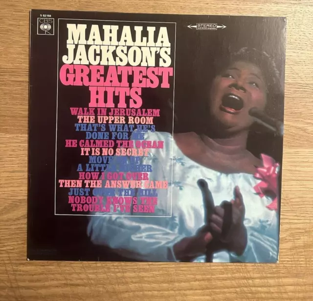 LP - Mahalia Jackson – Mahalia Jackson's Greatest Hits -Funk / Soul, Blues -1963
